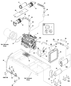 Part Location Diagram of 707175 Briggs and Stratton Kit-muffler